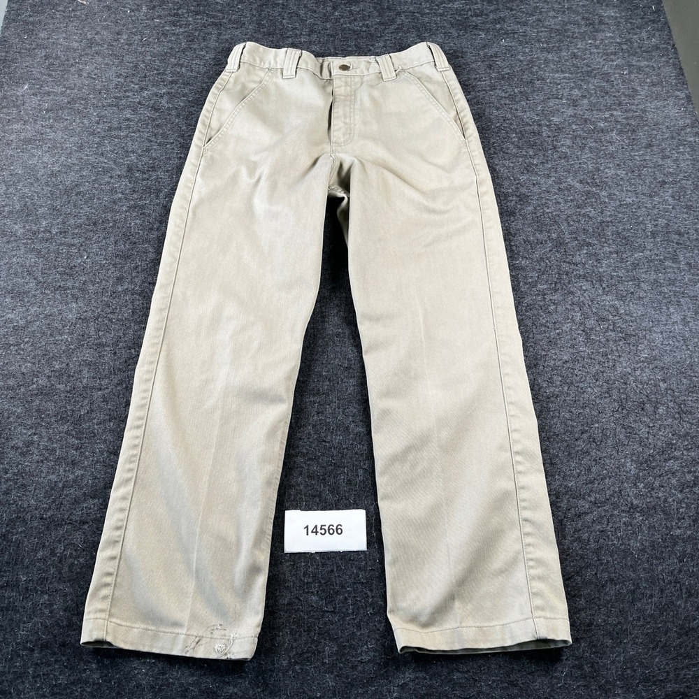 Carhartt Chino Pants Mens 30W Khaki Cotton Slash Pockets Straight Leg Workout